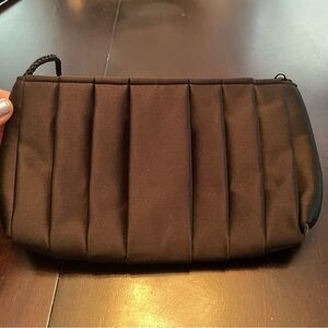 Black Pleated Clutch